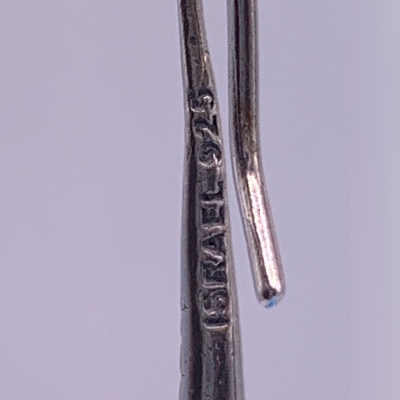 Silpada Vintage Sterling FALLING STAR Cubic Zirconia Threader Earrings - Picture 6 of 16